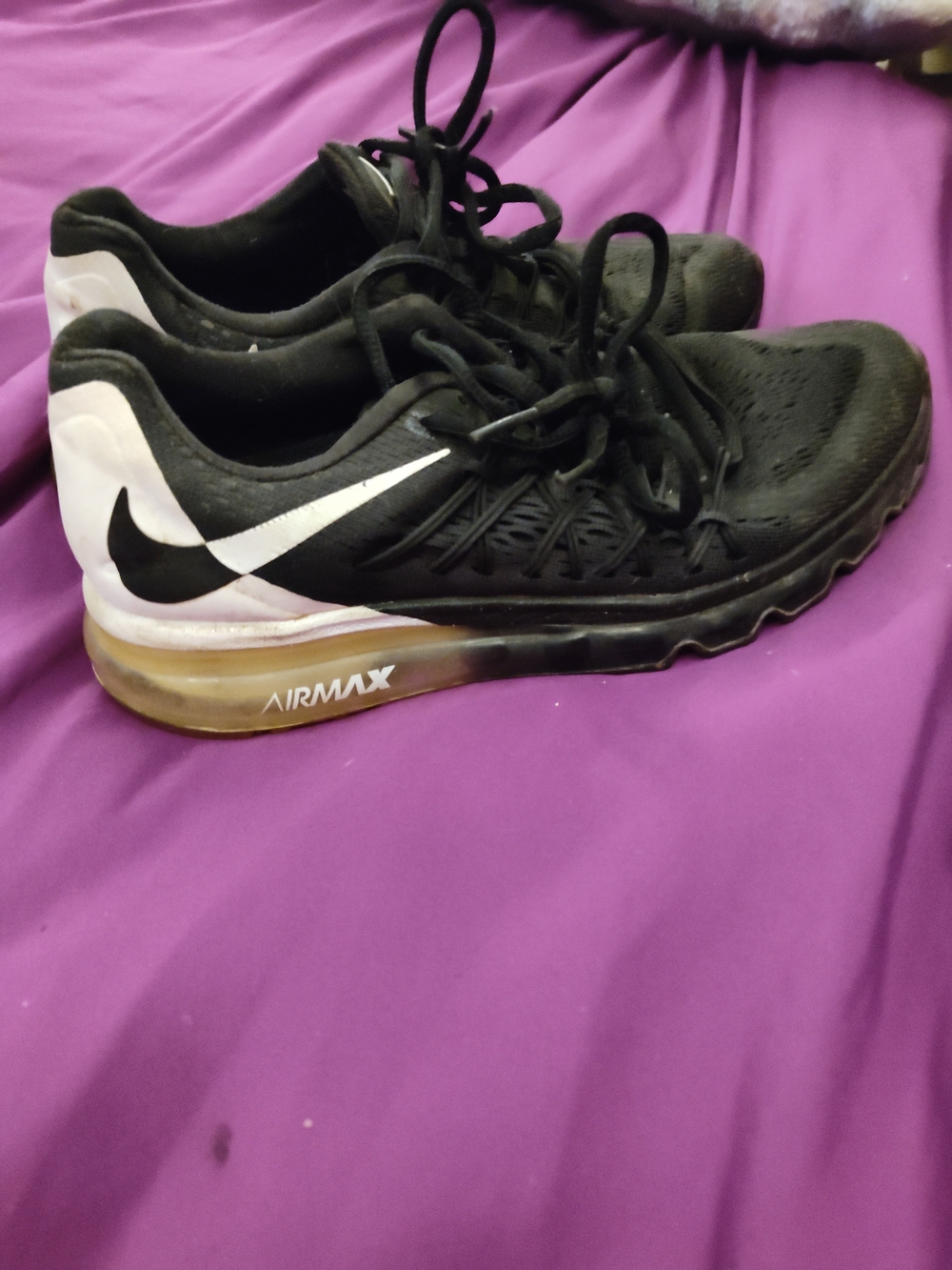Nike Women’s Air Max Black White Running Sneakers